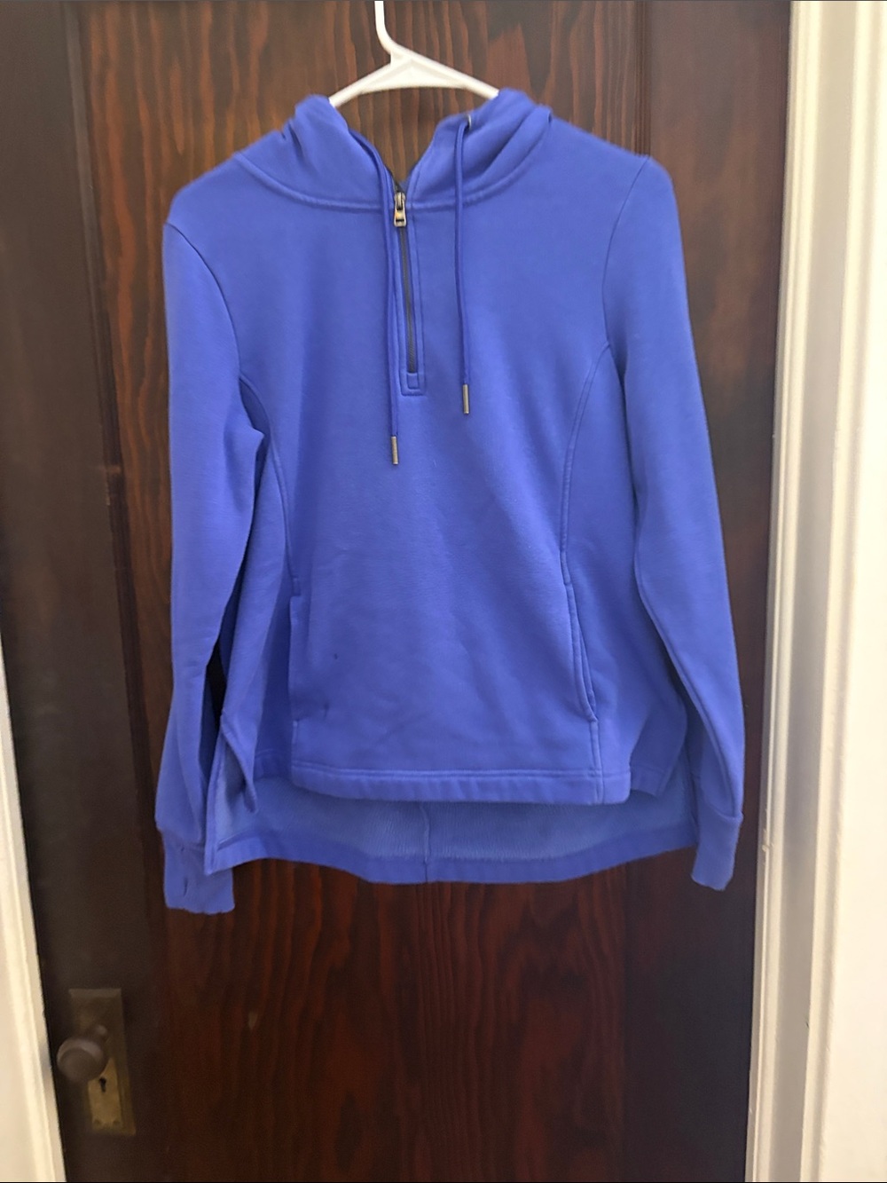 Avia Men’s Royal Blue Half-Zip Hooded Pullover